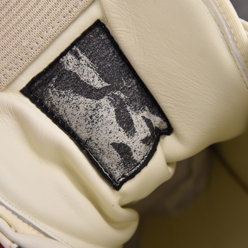 (BEST) Rick Owens Geobasket Leather 'MILK BLACK' Sneakers