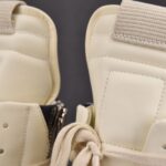 (BEST) Rick Owens Geobasket Leather 'MILK BLACK' Sneakers