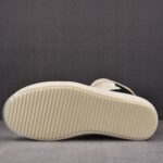 (BEST) Rick Owens Geobasket Leather 'MILK BLACK' Sneakers