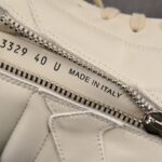 (BEST) Rick Owens Geobasket Leather 'Milk' Sneakers