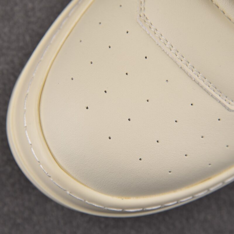 (BEST) Rick Owens Geobasket Leather 'Milk' Sneakers