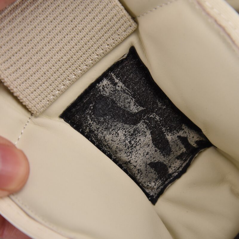 (BEST) Rick Owens Geobasket Leather 'Milk' Sneakers