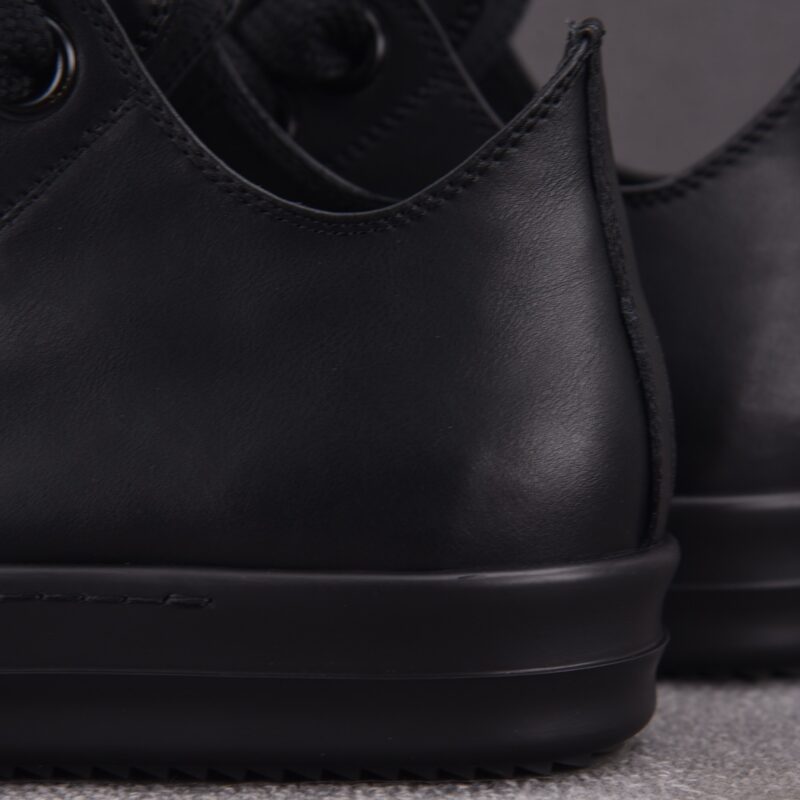 (BEST) Rick Owens Jumbo Laced Low 'All Black' Sneakers