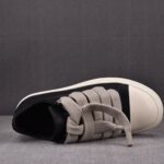 (BEST) Rick Owens Jumbo Laced Low 'Black Milk' Sneakers