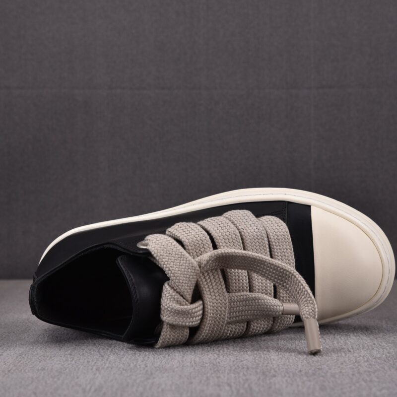 (BEST) Rick Owens Jumbo Laced Low 'Black Milk' Sneakers