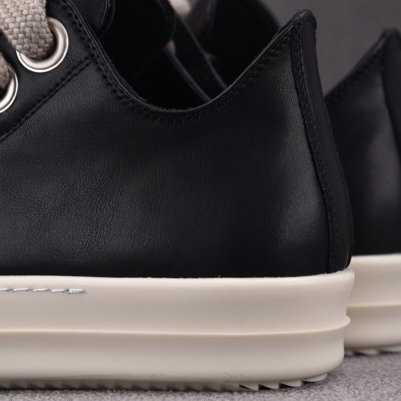 (BEST) Rick Owens Jumbo Laced Low 'Black Milk' Sneakers