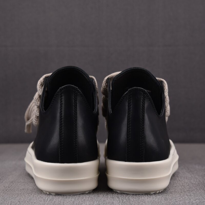 (BEST) Rick Owens Jumbo Laced Low 'Black Milk' Sneakers