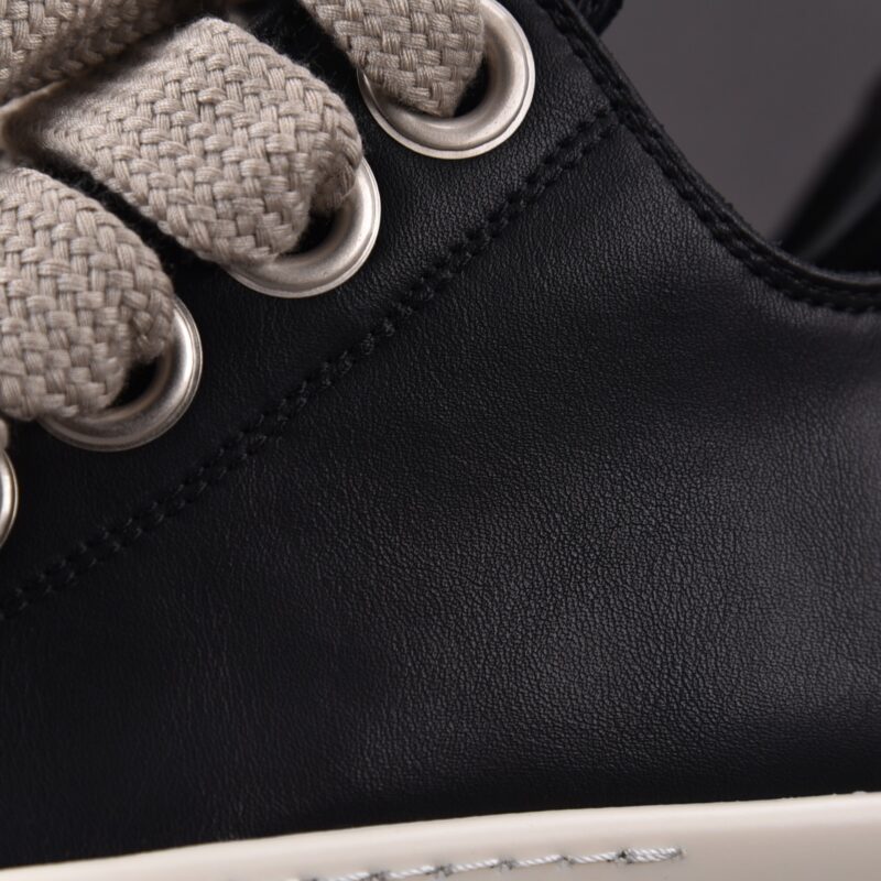 (BEST) Rick Owens Jumbo Laced Low 'Black Milk' Sneakers