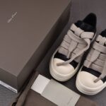 (BEST) Rick Owens Jumbo Laced Low 'Black Milk' Sneakers