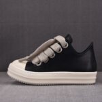 (BEST) Rick Owens Jumbo Laced Low 'Black Milk' Sneakers