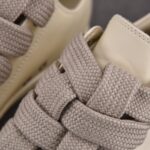 (BEST) Rick Owens Jumbo Laced Low Leather 'Milk' Sneakers