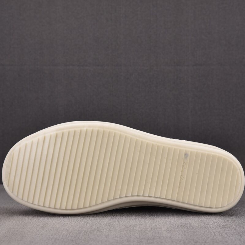 (BEST) Rick Owens Jumbo Laced Low Leather 'Milk' Sneakers