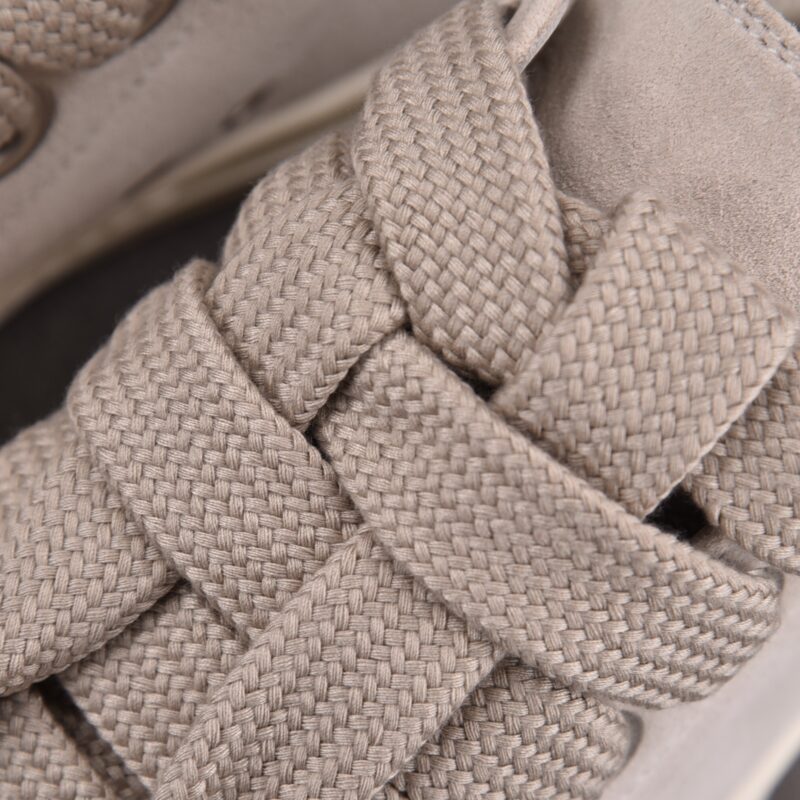 (BEST) Rick Owens Jumbo Laced Low Suede 'PEARL MILK' Sneakers