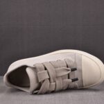 (BEST) Rick Owens Jumbo Laced Low Suede 'PEARL MILK' Sneakers