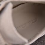 (BEST) Rick Owens Jumbo Laced Low Suede 'PEARL MILK' Sneakers