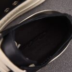 (BEST) Rick Owens Leather Low In Black Sneakers