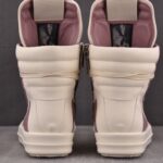 (BEST) Rick Owens Lido Geobasket Leather 'IN PINK' Sneakers