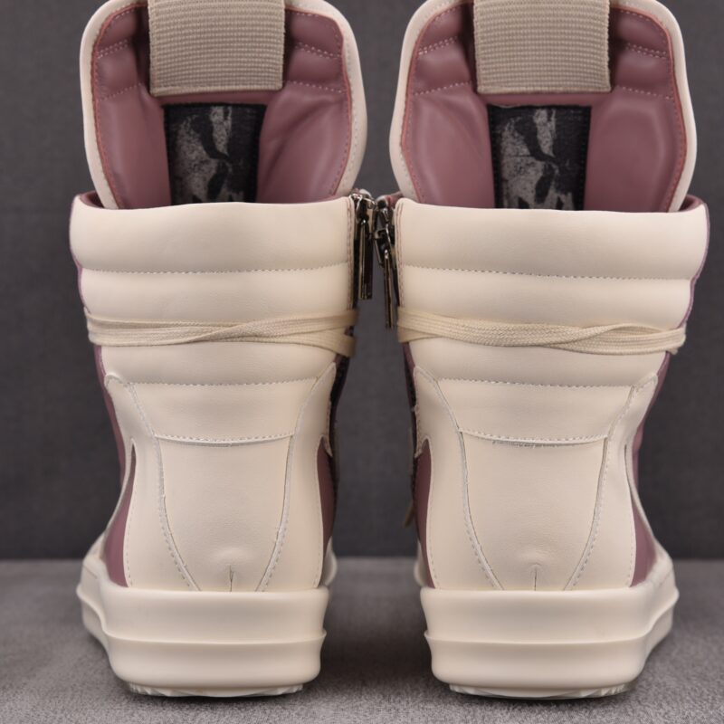 (BEST) Rick Owens Lido Geobasket Leather 'IN PINK' Sneakers