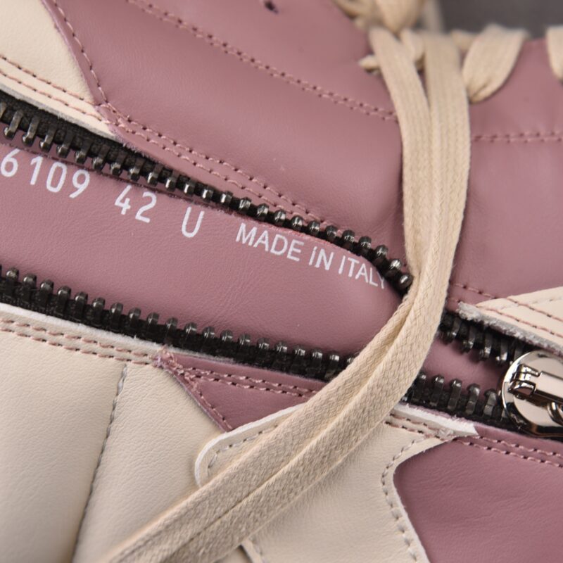 (BEST) Rick Owens Lido Geobasket Leather 'IN PINK' Sneakers