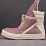 (BEST) Rick Owens Lido Geobasket Leather 'IN PINK' Sneakers