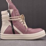 (BEST) Rick Owens Lido Geobasket Leather 'IN PINK' Sneakers