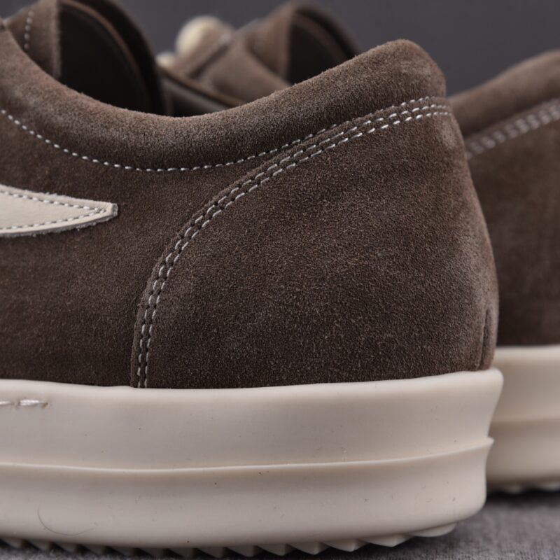 (BEST) Rick Owens Luxor Suede ‘Brown’ Sneakers