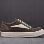 (BEST) Rick Owens Luxor Suede ‘Brown’ Sneakers