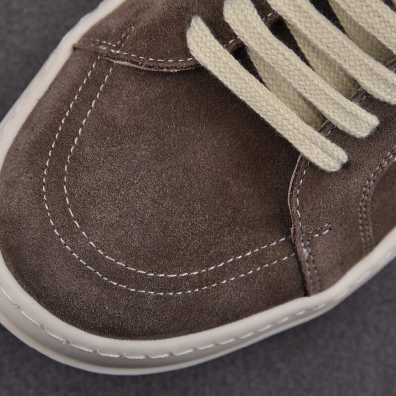 (BEST) Rick Owens Luxor Suede ‘Brown’ Sneakers