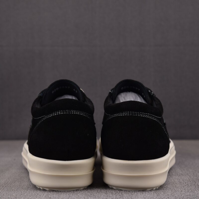 (BEST) Rick Owens Luxor Suede Vintage ‘All Black’ Sneakers