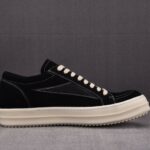 (BEST) Rick Owens Luxor Suede Vintage ‘All Black’ Sneakers