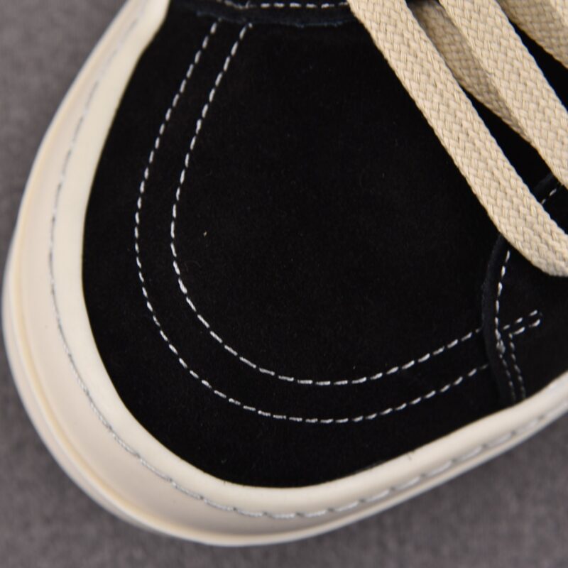 (BEST) Rick Owens Luxor Suede Vintage ‘All Black’ Sneakers