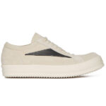 (BEST) Rick Owens Luxor Suede Vintage ‘Milk White Black’ Sneakers