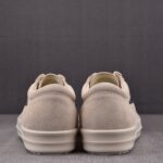 (BEST) Rick Owens Luxor Suede Vintage ‘Milk White Black’ Sneakers