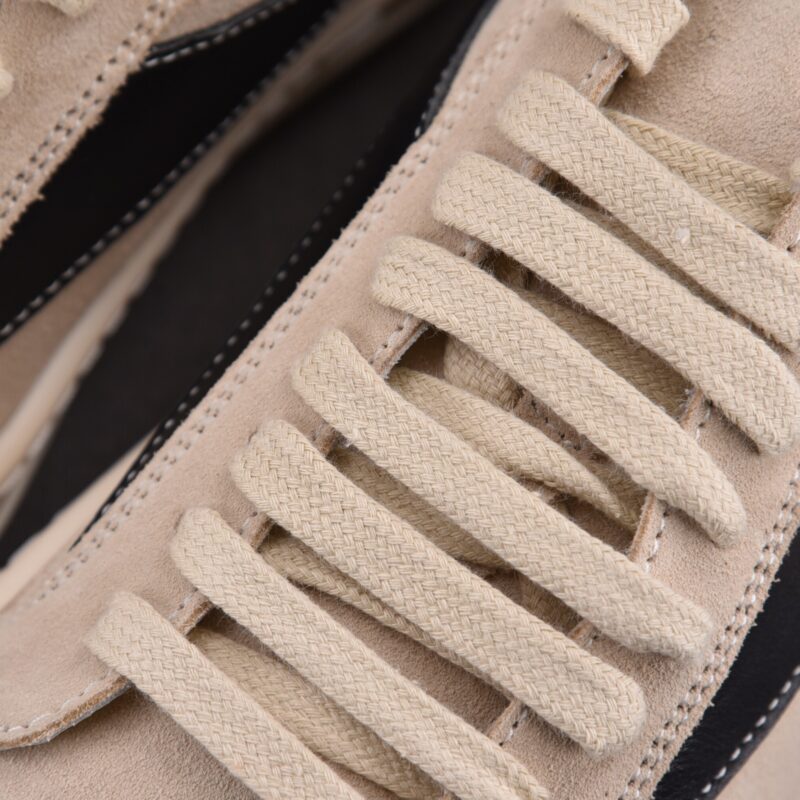 (BEST) Rick Owens Luxor Suede Vintage ‘Milk White Black’ Sneakers