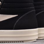 (BEST) Rick Owens Porterville DRKSHDW Vintage High Canvas 'Black Milk' Sneakers