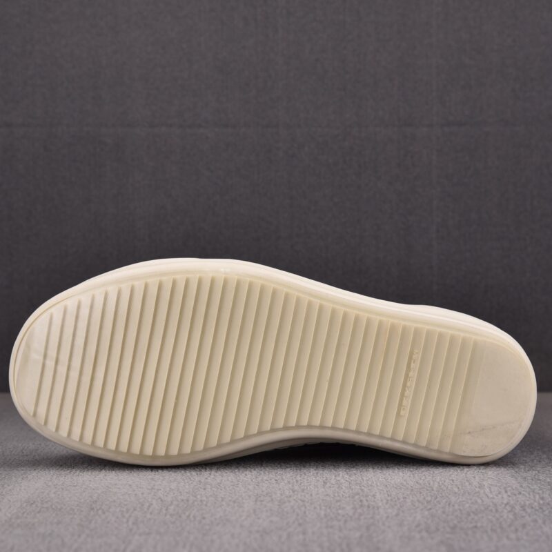 (BEST) Rick Owens Porterville DRKSHDW Vintage High Canvas 'Black Milk' Sneakers