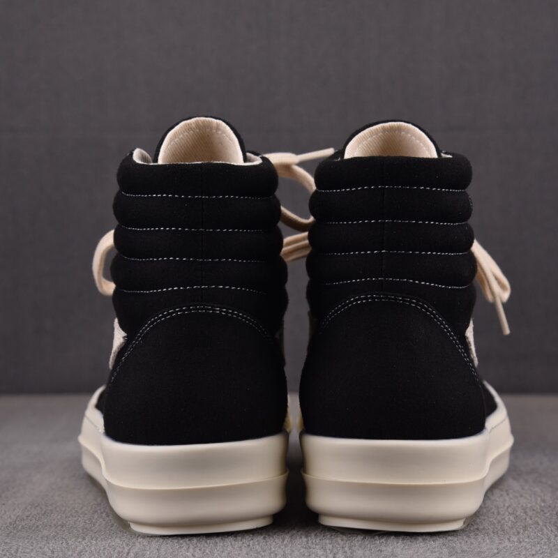 (BEST) Rick Owens Porterville DRKSHDW Vintage High Canvas 'Black Milk' Sneakers