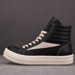 (BEST) Rick Owens Porterville Vintage High 'Black Milk' Sneakers