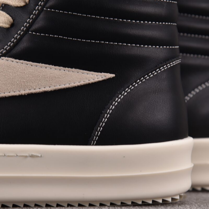 (BEST) Rick Owens Porterville Vintage High 'Black Milk' Sneakers