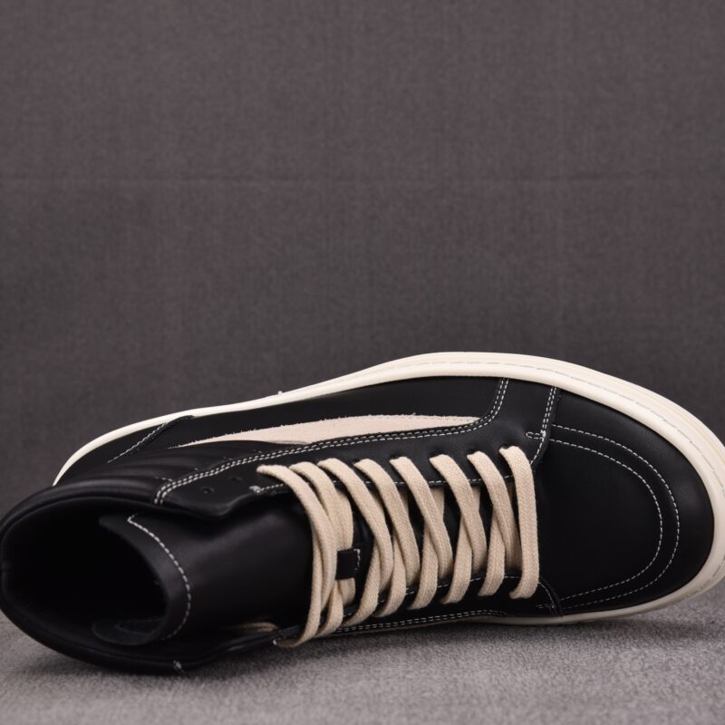 (BEST) Rick Owens Porterville Vintage High 'Black Milk' Sneakers