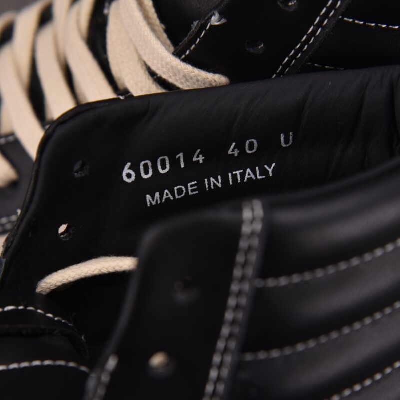 (BEST) Rick Owens Porterville Vintage High 'Black Milk' Sneakers