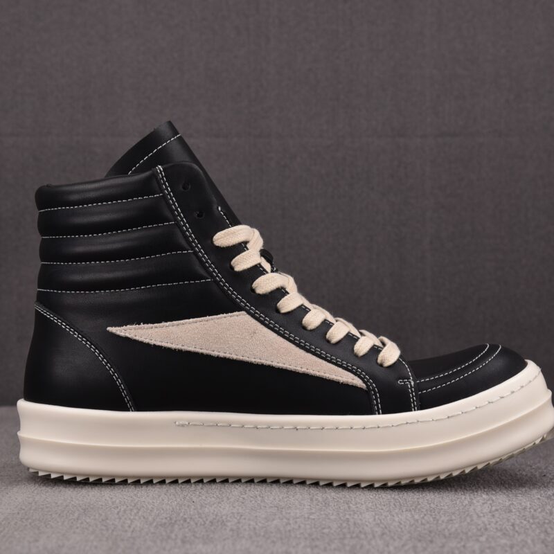 (BEST) Rick Owens Porterville Vintage High 'Black Milk' Sneakers