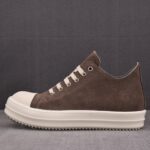 (BEST) Rick Owens Strobe Suede 'Brown' Sneakers