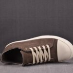 (BEST) Rick Owens Strobe Suede 'Brown' Sneakers