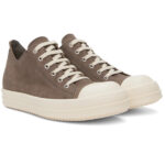 (BEST) Rick Owens Strobe Suede 'Brown' Sneakers