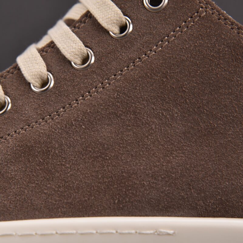 (BEST) Rick Owens Strobe Suede 'Brown' Sneakers