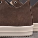 (BEST) Rick Owens Strobe Suede 'Brown' Sneakers
