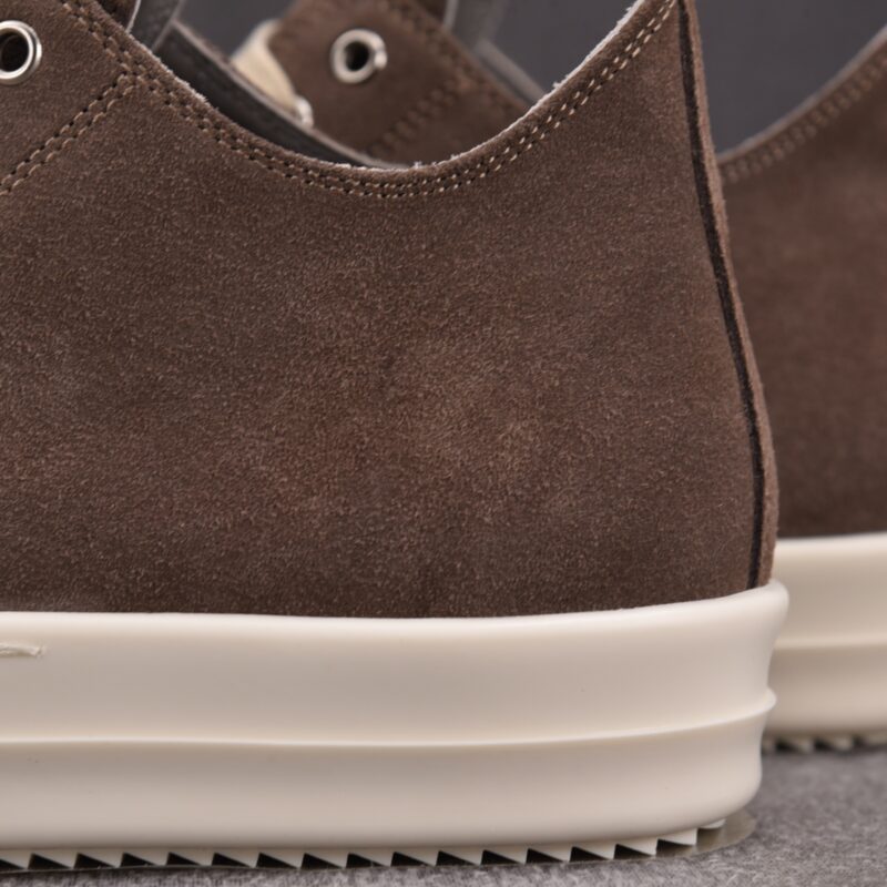 (BEST) Rick Owens Strobe Suede 'Brown' Sneakers