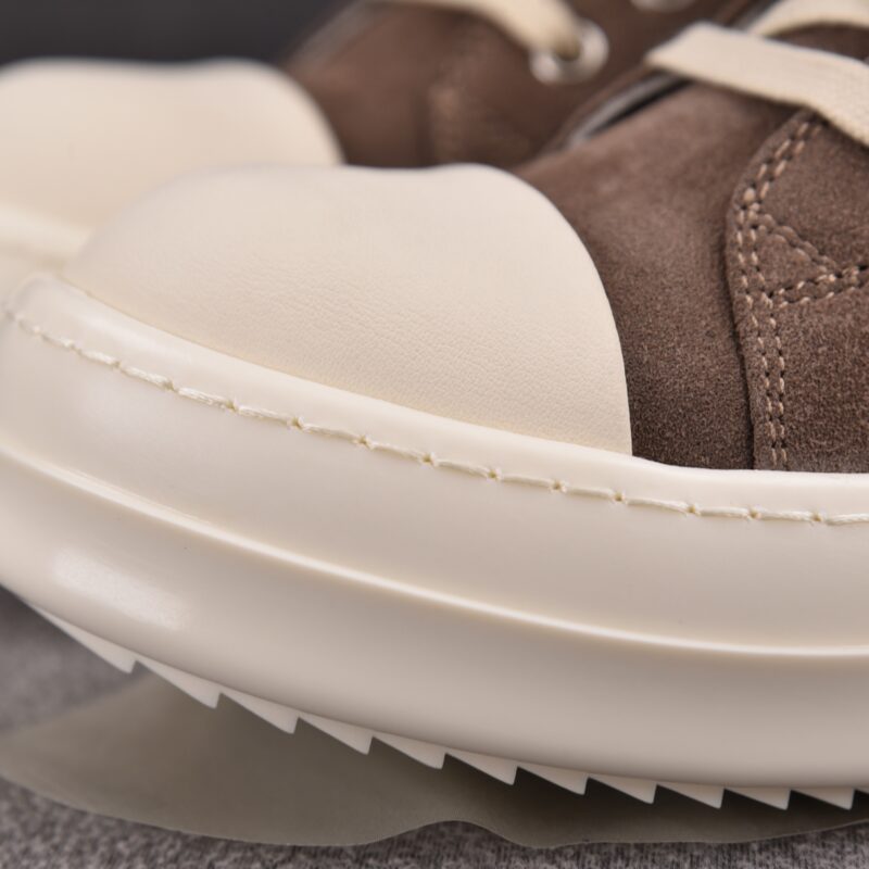 (BEST) Rick Owens Strobe Suede 'Brown' Sneakers