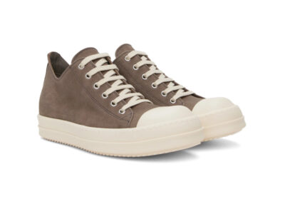 (BEST) Rick Owens Strobe Suede 'Brown' Sneakers